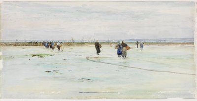 Fisherwomen on the Shore by James Webb